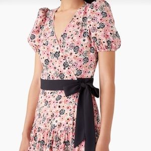 Kate Spade Rose Wrap Dress